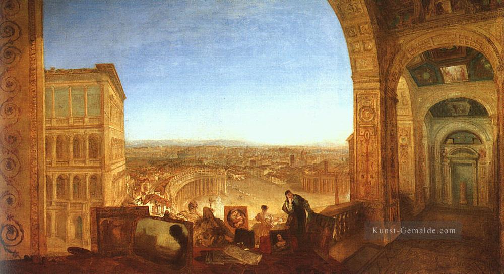 Rom vom Vatikan 1820 romantischen Turner Ölgemälde